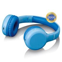 Ασύρματα / Ενσύρματα Over Ear Παιδικά Ακουστικά Με Bluetooth & 200 Ώρες Λειτουργίας Γαλάζια