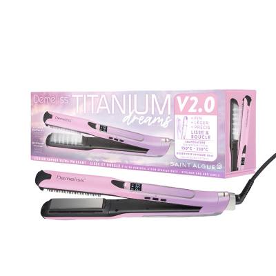 Ψηφιακή Πρέσα Μαλλιών Με Ατμό & Πλάκες Τιτανίου 230˚C