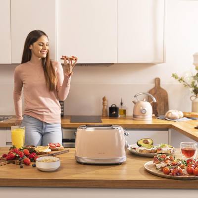 Φρυγανιέρα 2 Θεσεων 850W Μπεζ