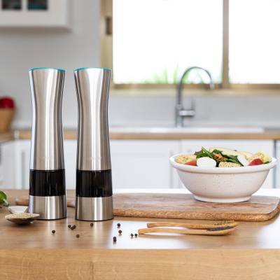 Σετ Ηλεκτρικοί Μύλοι Μπαχαρικών 2 Τμχ