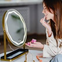 Καθρέφτης Μακιγιάζ Επιτραπέζιος με Φως  52x42 cm
