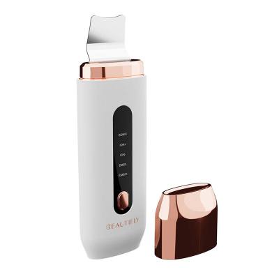 Σπατούλα Cavitation Peeling Προσώπου για Καθαρισμό/Αντιγήρανση με Υπερηχητικές Δονήσεις, Φωτοθεραπεία, ΙΟΝ+/-και EMS