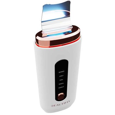 Σπατούλα Cavitation Peeling Προσώπου για Καθαρισμό/Αντιγήρανση με Υπερηχητικές Δονήσεις, Φωτοθεραπεία, ΙΟΝ+/-και EMS