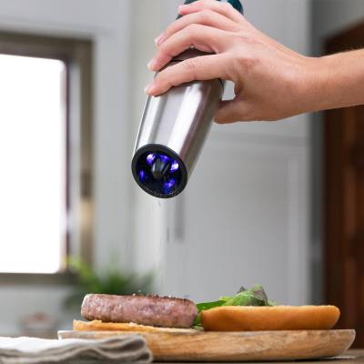 Σετ Ηλεκτρικοί Μύλοι Μπαχαρικών Inox 2 Τμχ