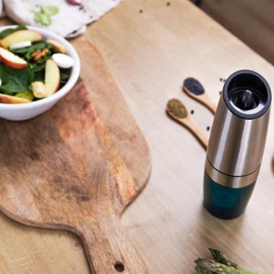 Σετ Ηλεκτρικοί Μύλοι Μπαχαρικών Inox 2 Τμχ