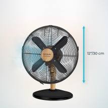 Επιτραπέζιος Ανεμιστήρας 40 W με μεταλλικά Πτερύγια