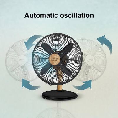 Επιτραπέζιος Ανεμιστήρας 40 W με μεταλλικά Πτερύγια