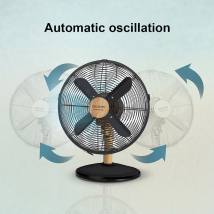 Επιτραπέζιος Ανεμιστήρας 40 W με μεταλλικά Πτερύγια