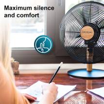 Επιτραπέζιος Ανεμιστήρας 40 W με μεταλλικά Πτερύγια
