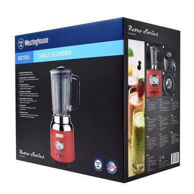 Μπλέντερ Με Γυάλινη Κανάτα 1. 5 Lt 600 W Κόκκινο Retro Series