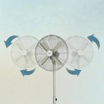 Ανεμιστήρας Ορθοστάτης 50 W με Μεταλλικά Πτερύγια