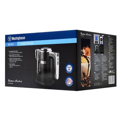 Μίξερ Χειρός 350 W Μαύρο Με Βάση Τοποθέτησης Retro Series