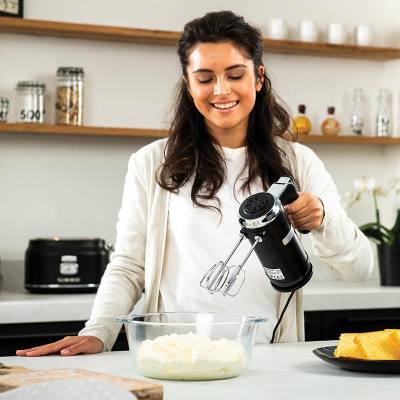 Μίξερ Χειρός 350 W Μαύρο Με Βάση Τοποθέτησης Retro Series