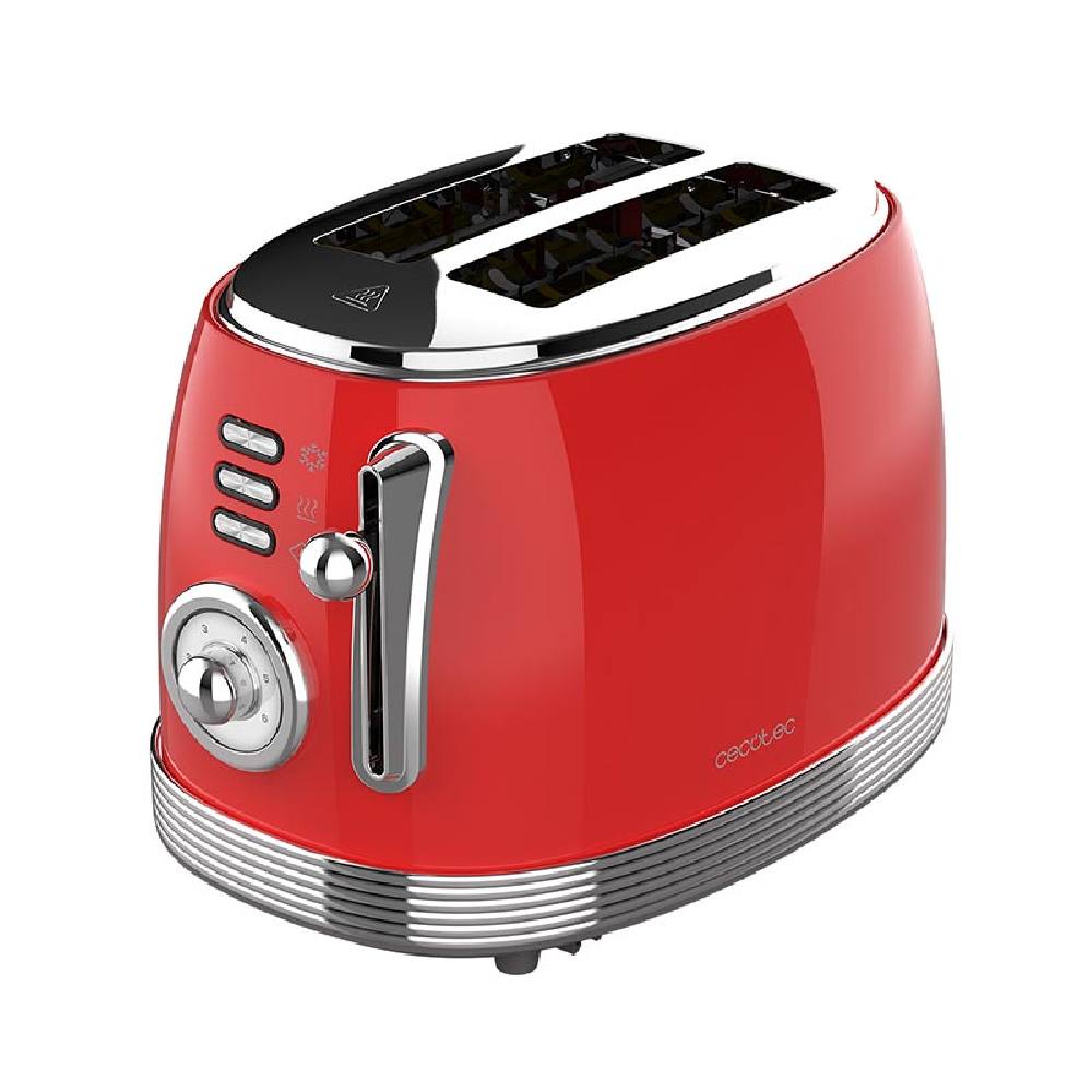 Φρυγανιέρα 2 Θέσεων 850 W Κόκκινη