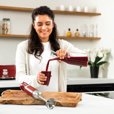 Ραβδομπλέντερ Με Ανοξείδωτη Ράβδο 600 W Κόκκινο Retro Series