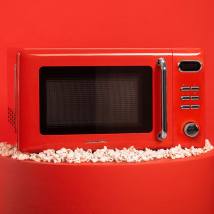 Φούρνος Μικροκυμάτων με Grill 20 Lt Κόκκινος