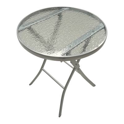 Σετ Τραπέζι με Γυάλινη επιφάνεια και Δύο Καρέκλες Rattan