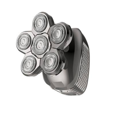 Επαναφορτιζόμενη/Ρεύματος Ξυριστική IPX6 με 6 Περιστρεφόμενες Κεφαλές