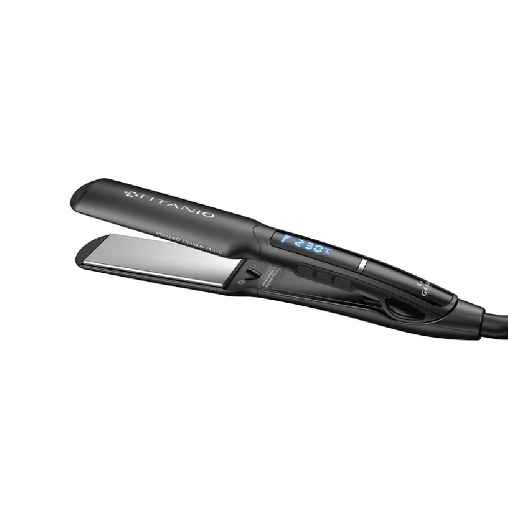 Επαγγελματική Ψηφιακή Πρέσα Μαλλιών Με Πλάκες Τιτανίου 230˚C