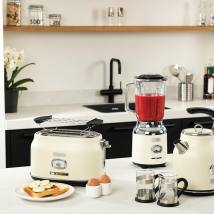 Φρυγανιέρα 2 Θέσεων 815 W Λευκή Retro Series