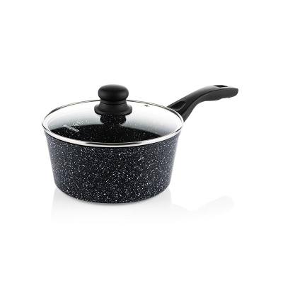 Κατσαρολάκι Γάλακτος Από Αλουμίνιο Με Αντικολλητική Επίστρωση Μαρμάρου 2. 5 Lt