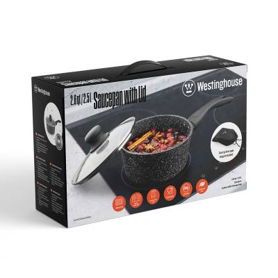 Κατσαρολάκι Γάλακτος Από Αλουμίνιο Με Αντικολλητική Επίστρωση Μαρμάρου 2. 5 Lt