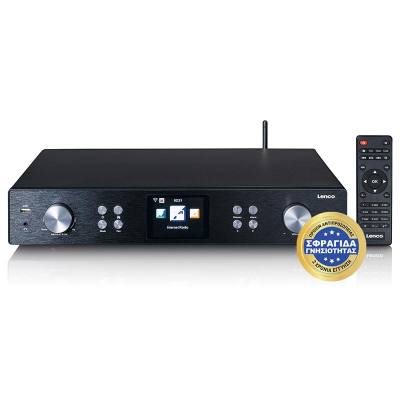 Επιτραπέζιο Ραδιόφωνο Ρεύματος Dab+ & Internet Με Wi-Fi, Bluetooth Και USB Μαύρο