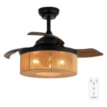 Ανεμιστήρας Οροφής 2 Σε 1 με Τηλεχειριστήριο 25W