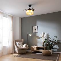 Ανεμιστήρας Οροφής 2 Σε 1 με Τηλεχειριστήριο 25W