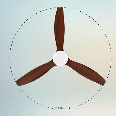 Ανεμιστήρας Οροφής Wi-Fi IP44 με Τηλ/ριο 40W