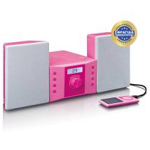 Μίνι Hi-Fi Ηχοσύστημα 2. 0 4 W Με CD Player Ροζ