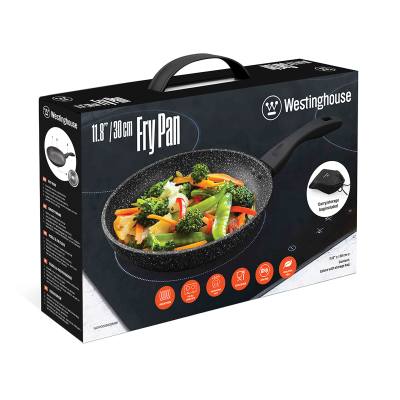 Τηγάνι 30 cm Από Αλουμίνιο Με Αντικολλητική Επίστρωση Μάρμαρου