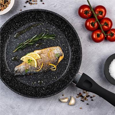 Τηγάνι 30 cm Από Αλουμίνιο Με Αντικολλητική Επίστρωση Μάρμαρου