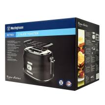 Φρυγανιέρα 2 Θέσεων 815 W Μαύρη Retro Series