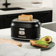 Φρυγανιέρα 2 Θέσεων 815 W Μαύρη Retro Series