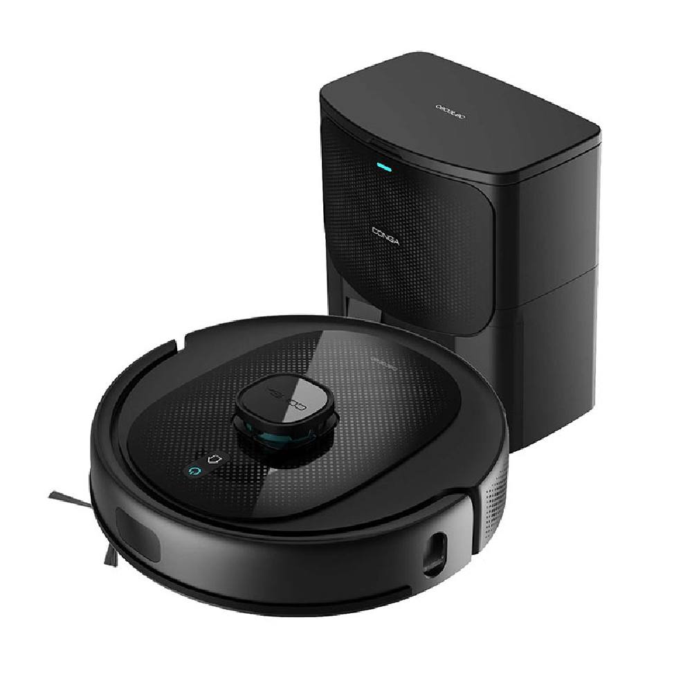 Wi-Fi Σκούπα Ρομπότ για Σκούπισμα & Σφουγγάρισμα με Βάση