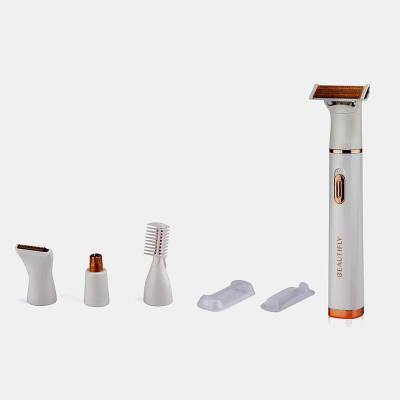 Επαναφορτιζόμενη Ξυριστική Μηχανή με 4 Διαφορετικές Επιχρυσωμένες Κεφαλές 24 Καρατίων