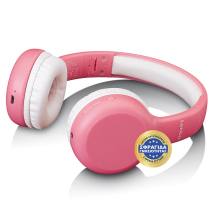 Ασύρματα / Ενσύρματα Over Ear Παιδικά Ακουστικά Με Bluetooth & 200 Ώρες Λειτουργίας Ροζ