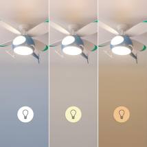 Ανεμιστήρας Οροφής 2 Σε 1 Διπλής Κατεύθυνσης 36W