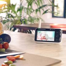 Ενδοεπικοινωνία Μωρού Wi-Fi Με Κάμερα & Οθόνη 5" Με Αμφίδρομη Επικοινωνία και Νανουρίσματα