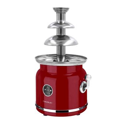 Συντριβάνι Σοκολάτας με 3 Επίπεδα 500 G Κόκκινο