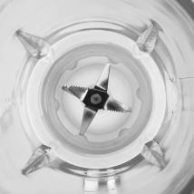 Μπλέντερ Με Γυάλινη Κανάτα 1. 5 Lt 1000 W Λευκό