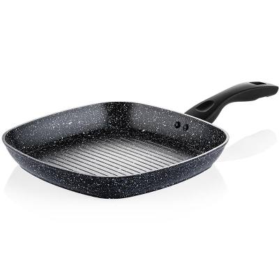 Γριλιέρα 28 cm από Αλουμίνιο με Αντικολλητική Επίστρωση Μάρμαρου 