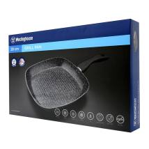 Γριλιέρα 28 cm από Αλουμίνιο με Αντικολλητική Επίστρωση Μάρμαρου 