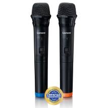 Party Σύστημα Karaoke Με Bluetooth, Aποσπώμενη Μπάρα Led & 2 Ασύρματα Μικρόφωνα Μαύρο