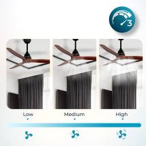 Ανεμιστήρας Οροφής Με Τηλεχειριστήριο 65W