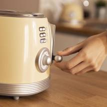 Φρυγανιέρα 2 Θεσεων 850 W Κίτρινη