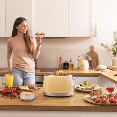 Φρυγανιέρα 2 Θεσεων 850 W Κίτρινη