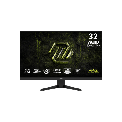 MSI MONITOR GAMING MAG 325QF E18V, FLAT RAPID VA WQHD, 32", 16:9, 300CD/M2, 3500:1, 0.5MS, 180Hz, 2560x1440, 2xHDMI/ 1xDP/ HP OU