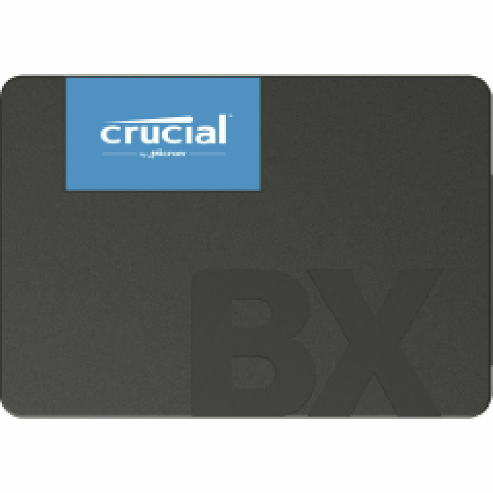 CRUCIAL SSD 2.5" 500GB BX500 CT500BX500SSD1, SATA3, READ 550 MB/s, WRITE 500MB/s, 3YW.